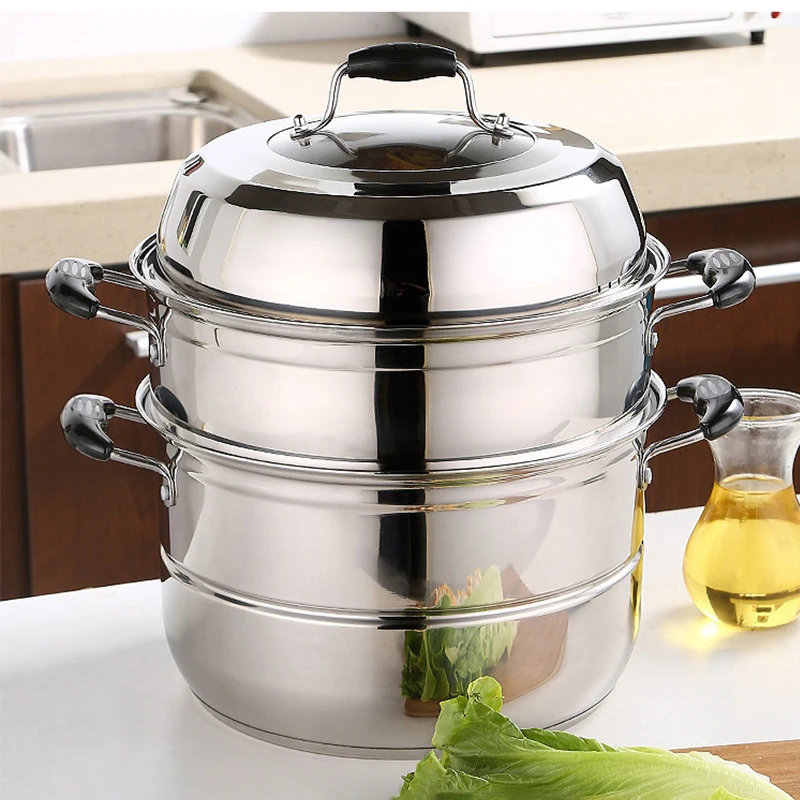 Многофункциональная энергосберегающая кастрюля 26/28/30/32/34/36 см для приготовления пищи из нержавеющей стали