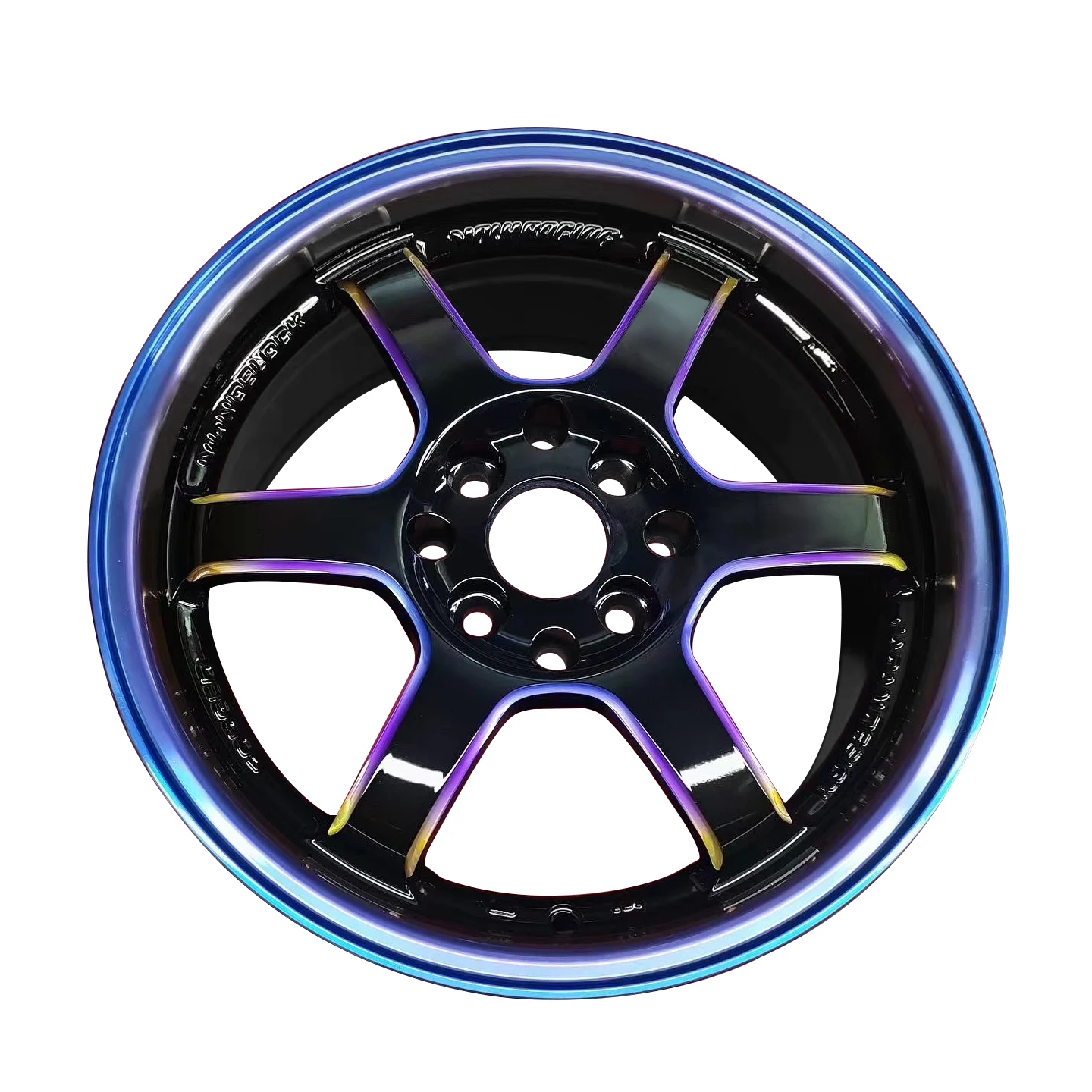 558 Factory 15 16 17Inch Chameleon Car Alloy Aluminum Wheel Rim For TE37