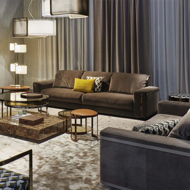 new design furniture living room set lounge suite bar fabric hot selling couch sala leather velvet modern luxury lounge sofas