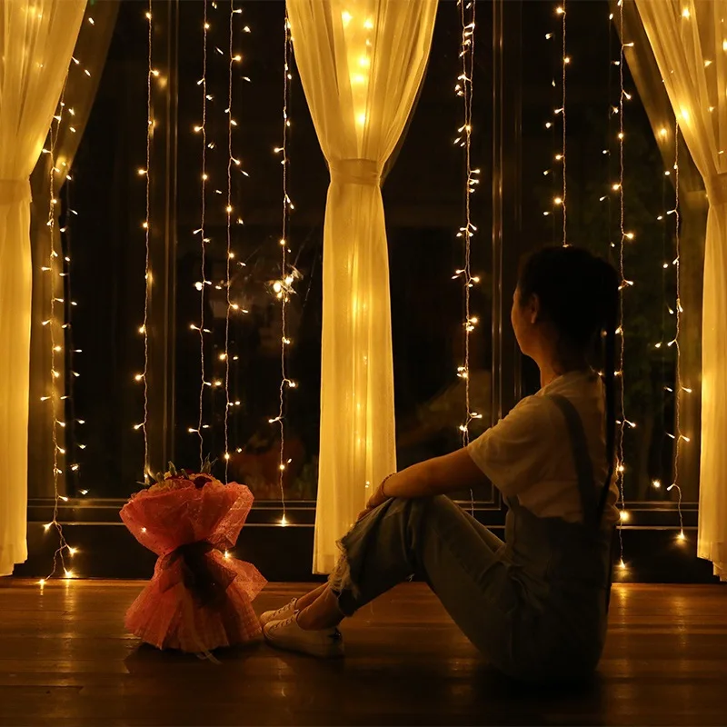 indoor Led Twinkle Fairy Decorative Lights Colourful Garland Christmas Led room light holiday decor string light  strings of lig