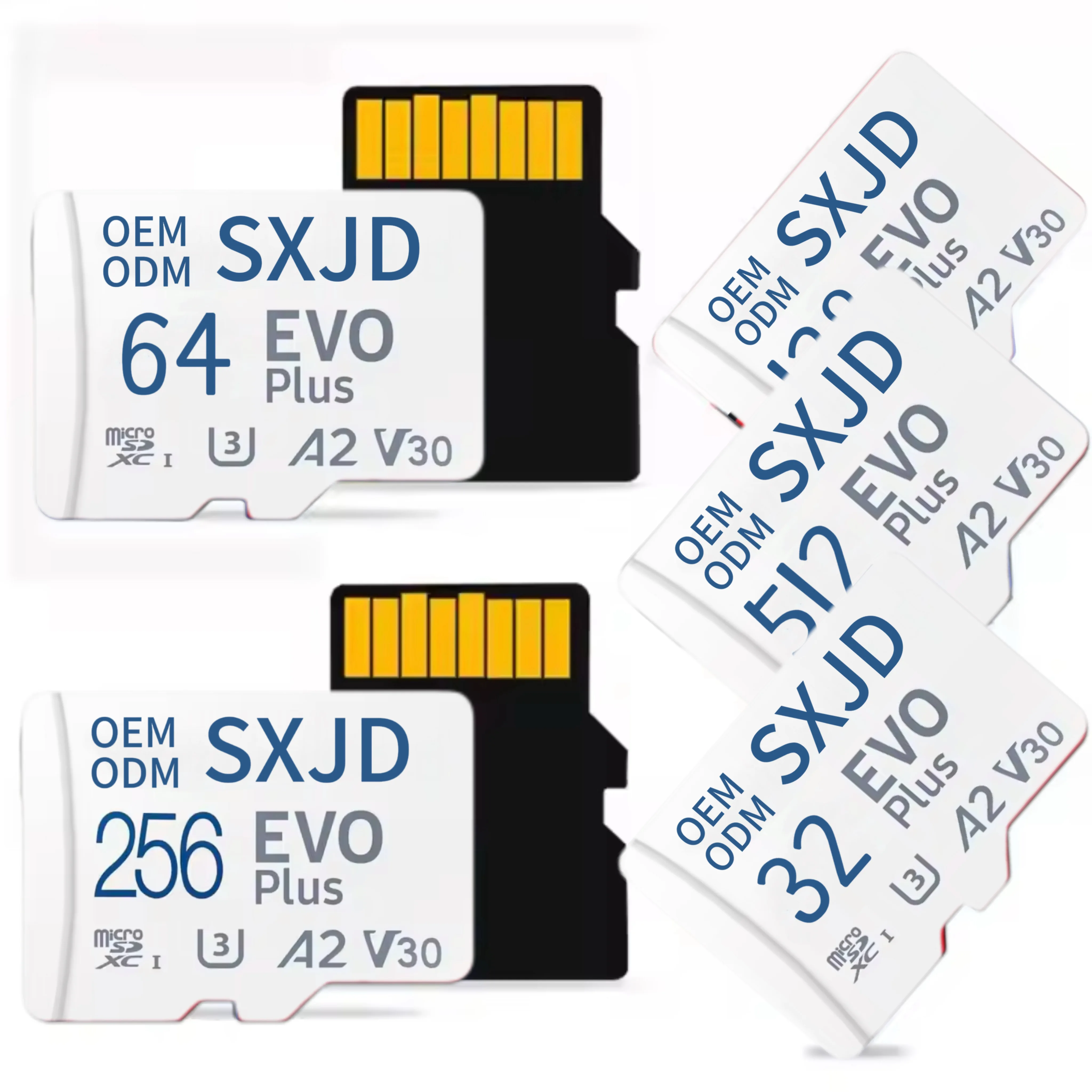 Custom Logo 4Gb 8Gb 16Gb 32Gb 64Gb 128Gb 256Gb 512Gb 1Tb 16 32 64 128 256 512 Gb 1 Tb San Disk Memory Card Tf Flash Memory Card