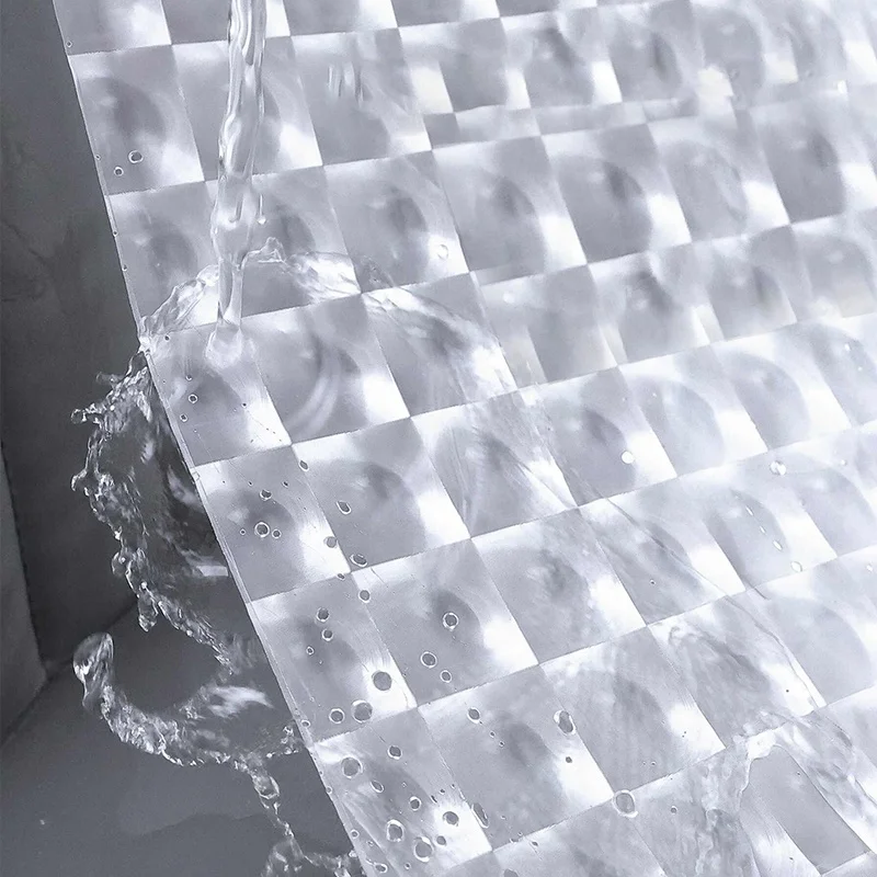 Hot sale custom plastic EVA eco-friendly odorless waterproof bathroom shower curtain