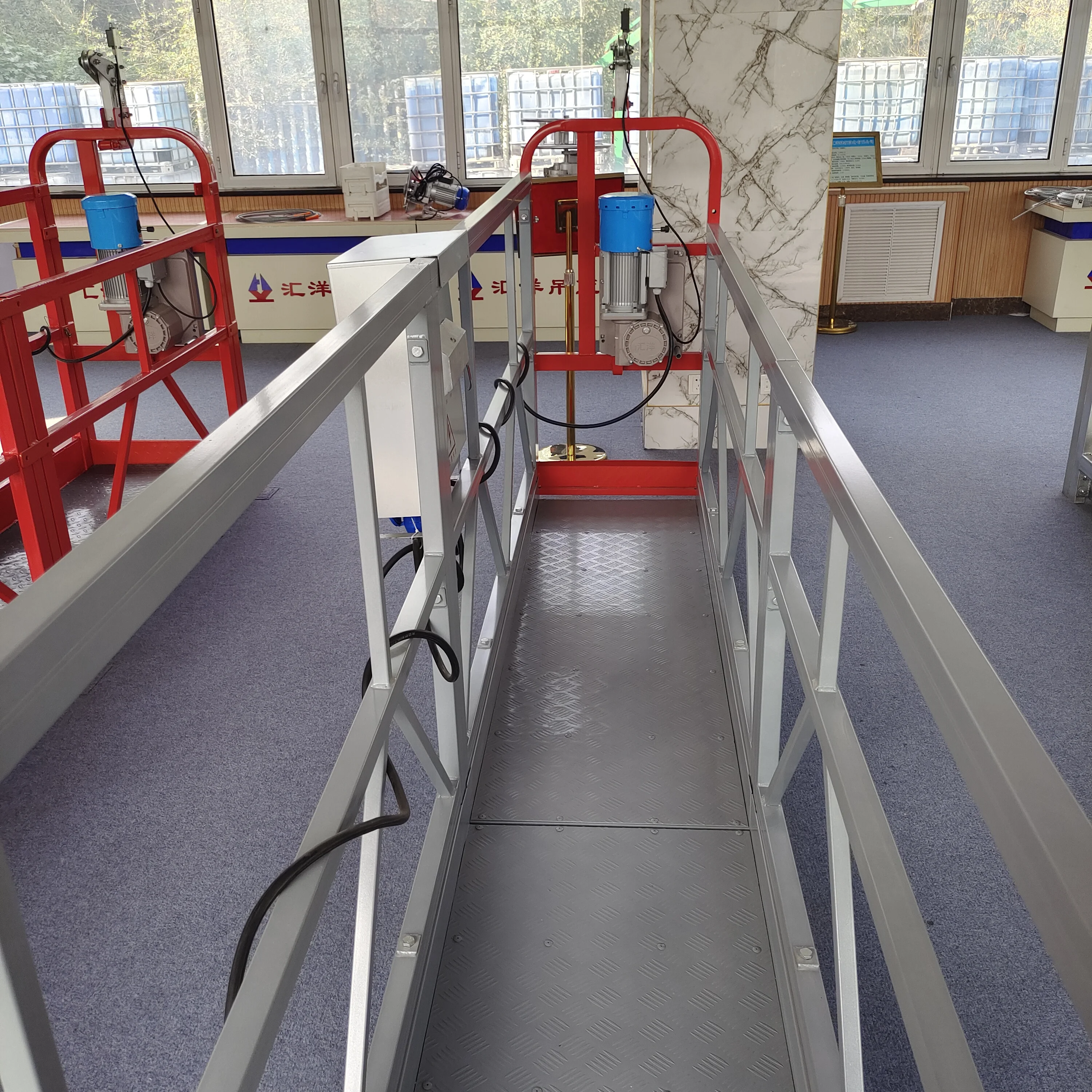 ZLP800 gondola Aluminum alloy suspended platform for construction and decoration of the exterior walls of multi-storey building