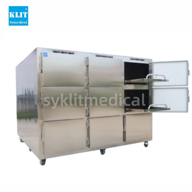 Syklitmedical 304 Stainless Steel 9 Floors Mortuary Refrigerator Morgue freezer