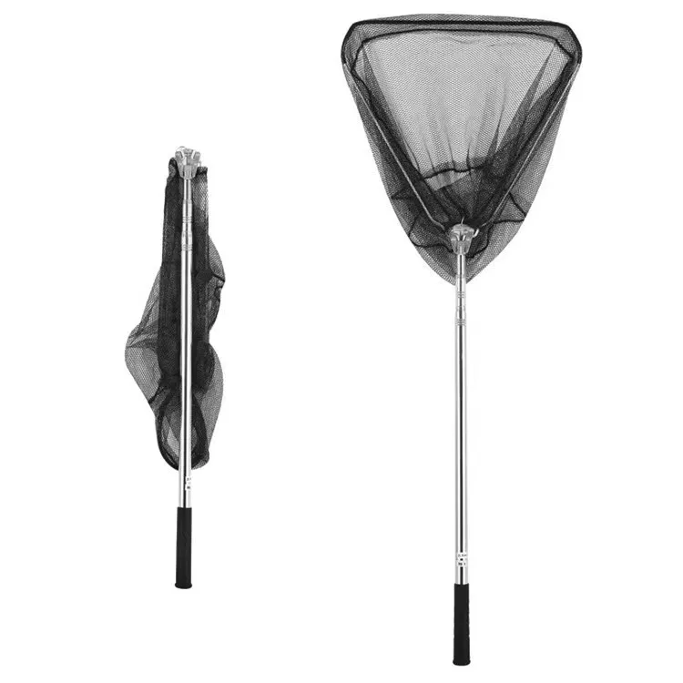 Byloo aluminium jmc landing net high quality landing fishing net extra large landing net replacement rubber coated