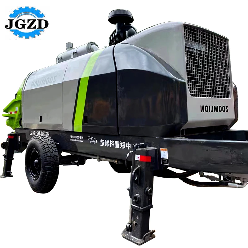 Concrete Screw 80M3/H Schwing Concrete Trailer Rock Valve Used Concrete Mixer Pump Truck