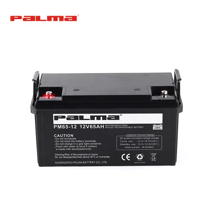 Reliable Quality Best High-Rate Discharge Performance 12v 65ah lead Acid Solar Battery,12v 65ah Agm Battery,12v 65ah Mf Battery