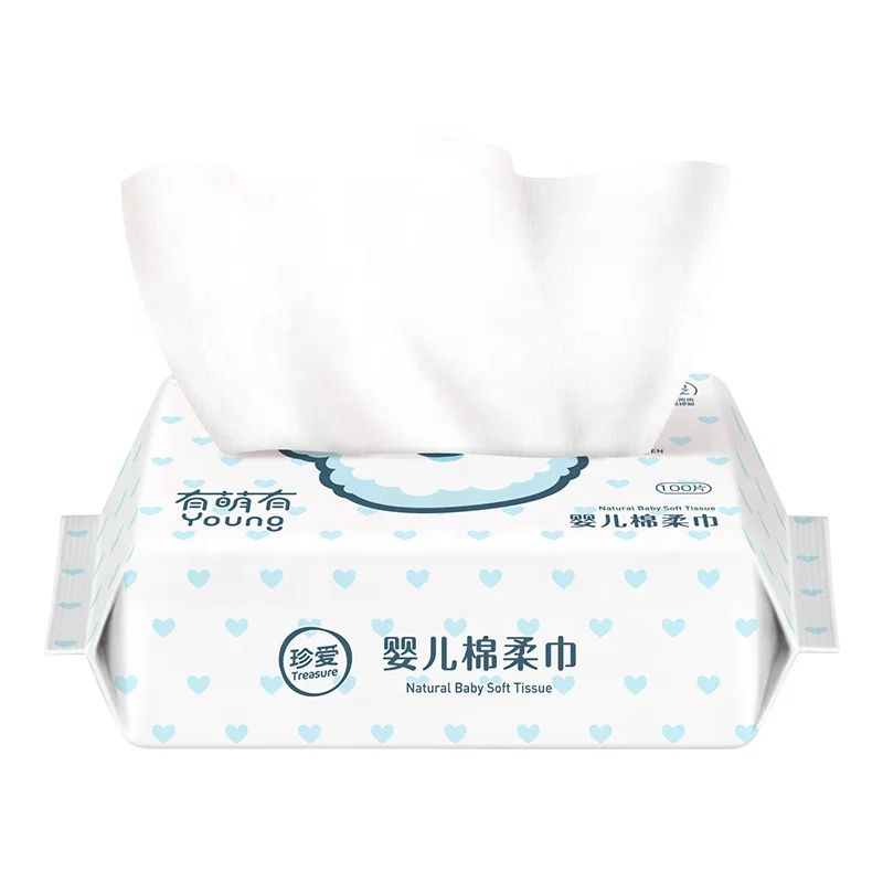 100% Cotton Wipes Baby Dry Wipes Babies Wet and Dry Baby Wipes