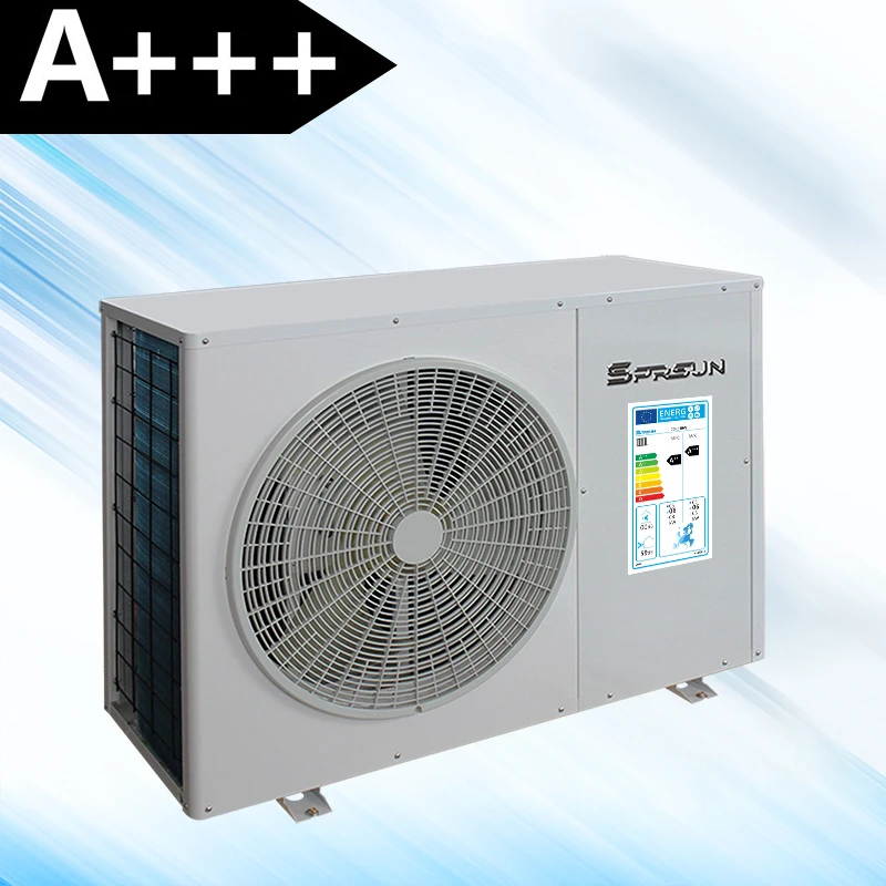 SPRSUN heat pump water heater, heating in winter and cooling in summer, with A+++ ERP