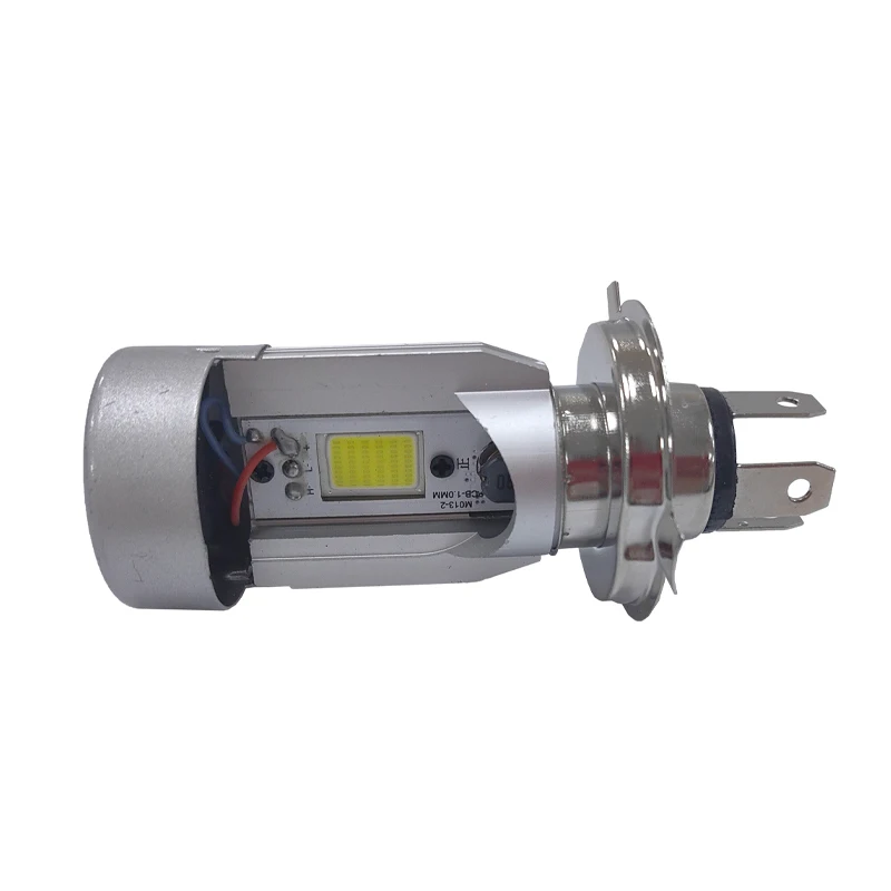 Cross-border F4 motorcycle light COB with aperture LED headlight H4 integrated built-in double claw BA20D