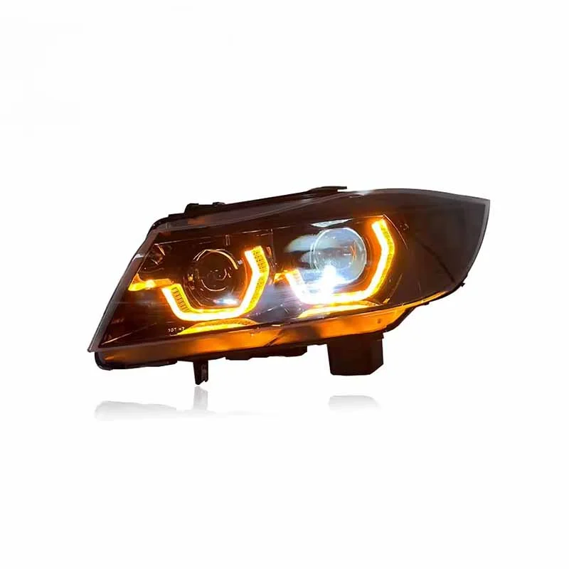 Assembly 2005-2012 Dual Lens Spoon Style Full Multibeam Car Accessories LED Headlight Suitable for BMW 3-Series E90 Headlight