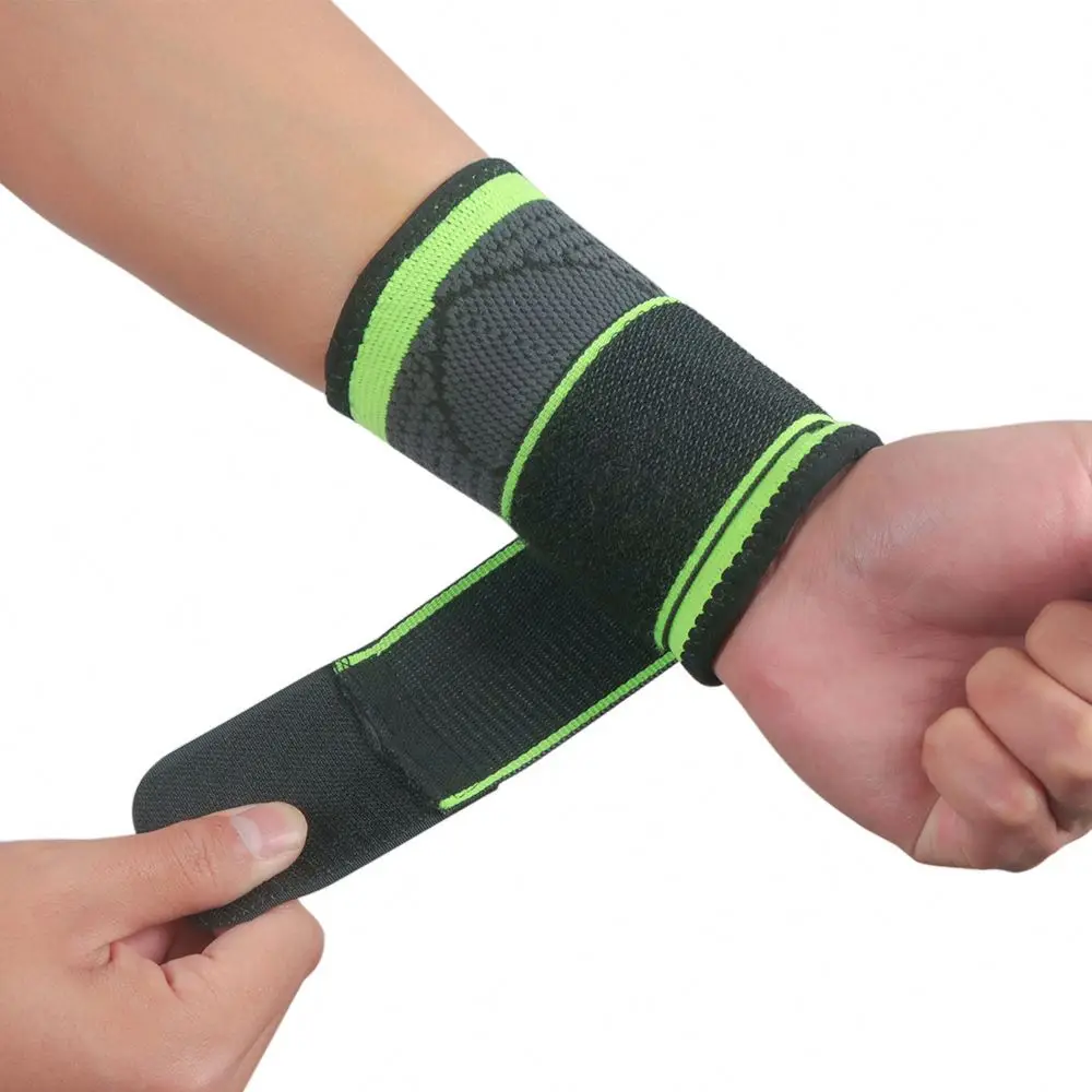 Breathable Pressurized Wristband Gym Weight Lifting Wrist Support Brace