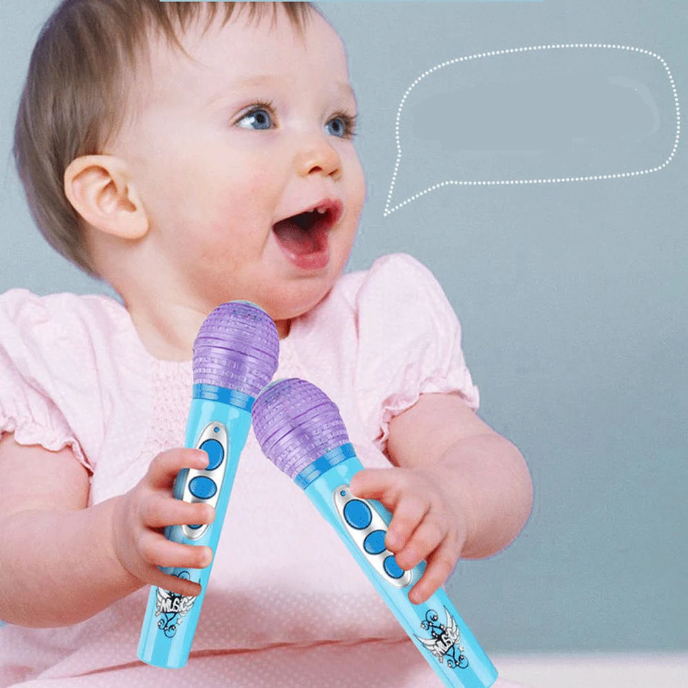 Kids Karaoke Instruments Musical Toys with Adjustable Stand and Microphone Birthday Gifts for Boys Girls