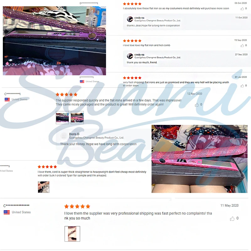 Wholesale Private Label Copper Electric Hot Comb 500 Degrees,Hair Straightener Bling Hot Combs,Custom Logo Hot Comb Electric