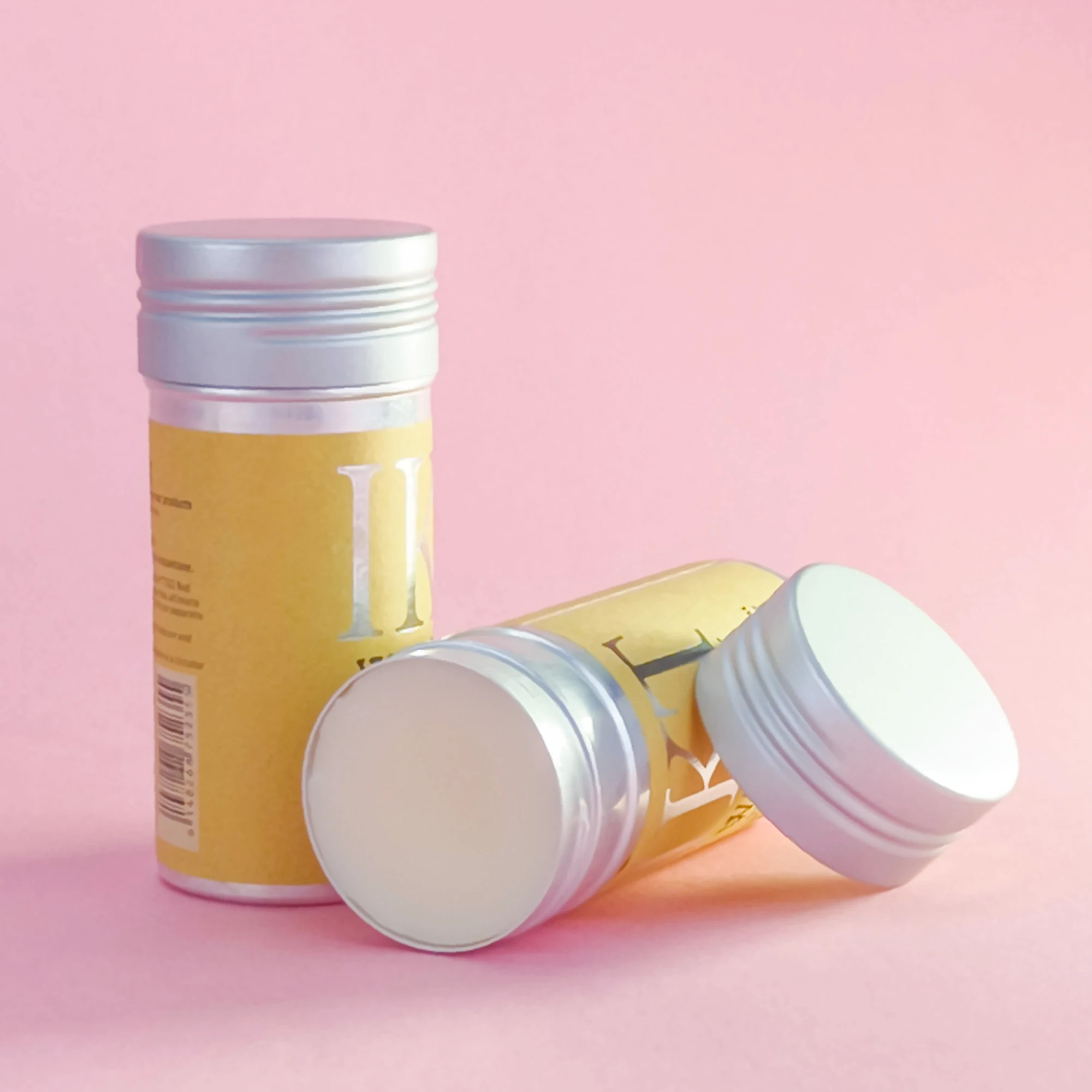 3oz Empty Gel Round tin Refillable Deodorant Stick Container 75g Twist Tube Packaging Mono-pcr aluminium Deodorant Stick