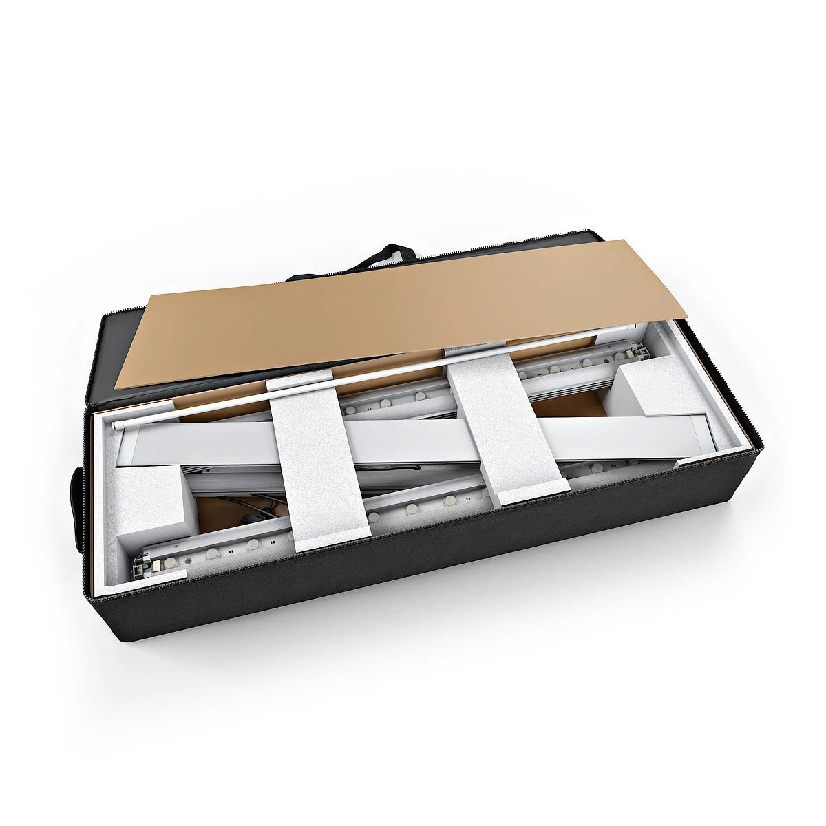 Advertising media LED Light Box For Company Sign with Wide Aluminum Frame Double Side LED Light Box Foldable Design