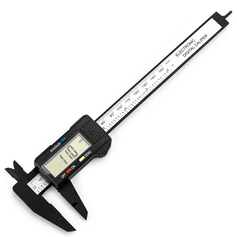 HYSTIC Wholesale Carbon Fiber Jewelry Vernier Caliper 0-150mm Large Screen Digital Display Electronic Digital Caliper Hand Tools