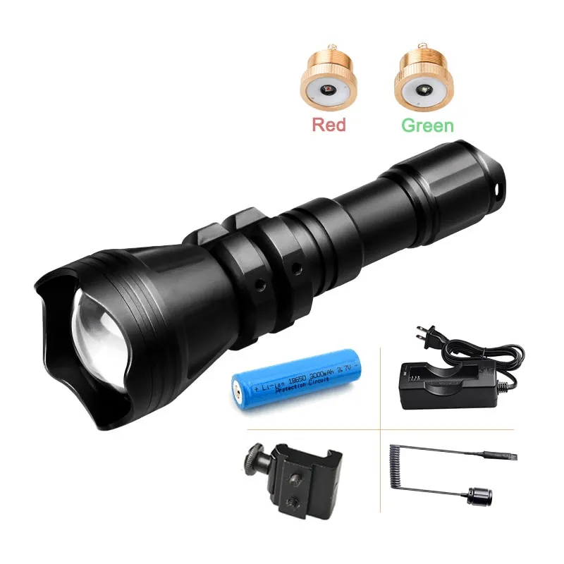 B158 The  Flashlight Super Powerful Huntinglight Max 1000 Lumens Night Torch Led Hunting Flashlights