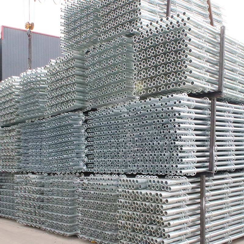 Hot sale Construction material fame scaffolding scaffold shoring post electro galvanized layher facade scaffolding
