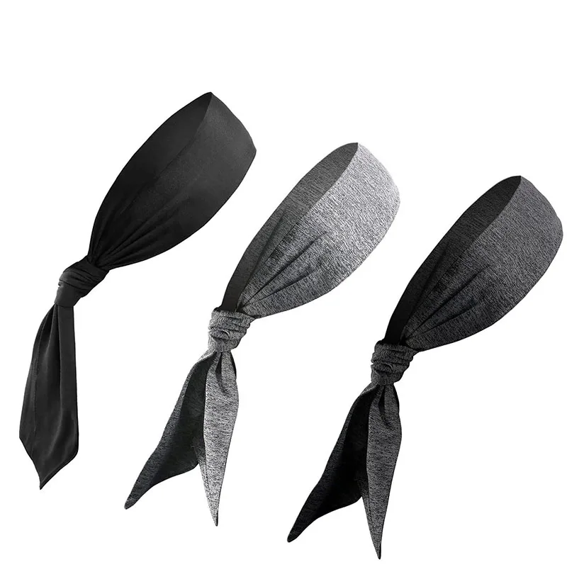 Handsfree Gym Sports Blue tooth Headphones Headband Wireless Washable Running Smart Sweatband Fitness Music Hair Band