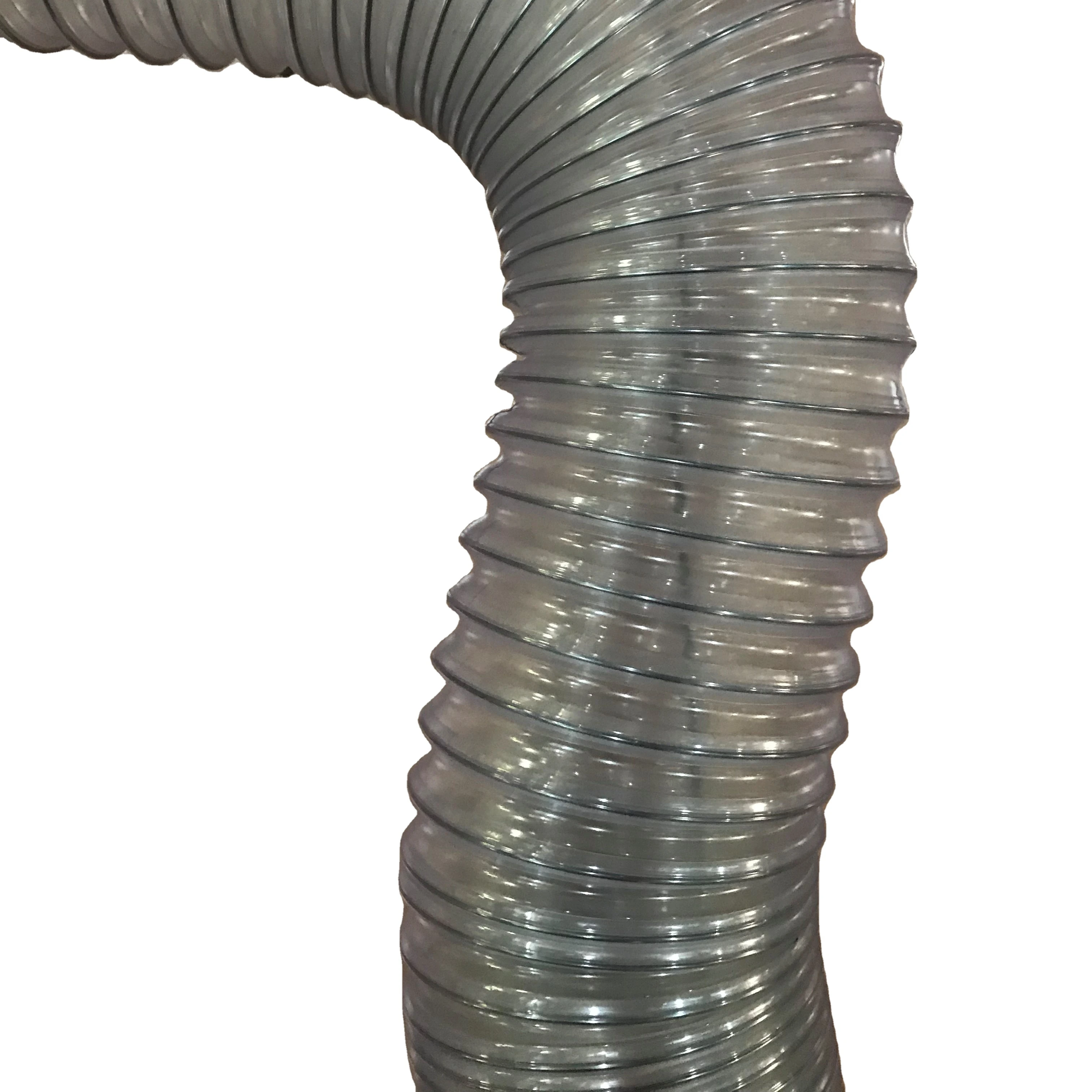 Manufacturer PVC Spring Spiral Hose Wire Reinforced Water Suction Discharge Hose Suction Hose Pipe