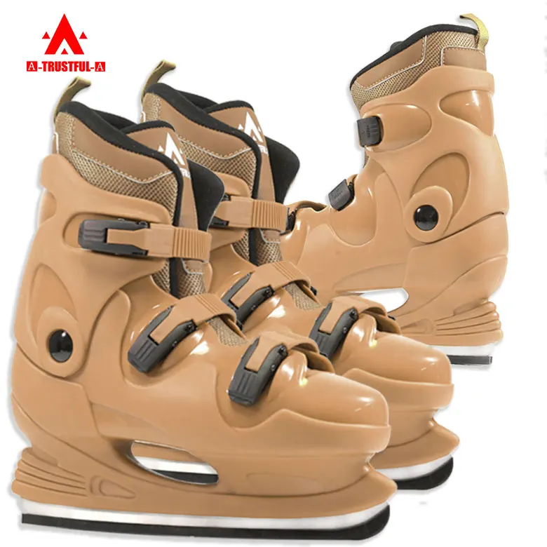 OEM Customized Professional Adult Fixed Size Ice Hockey Skates ice skate roller skate shoe for ice rink