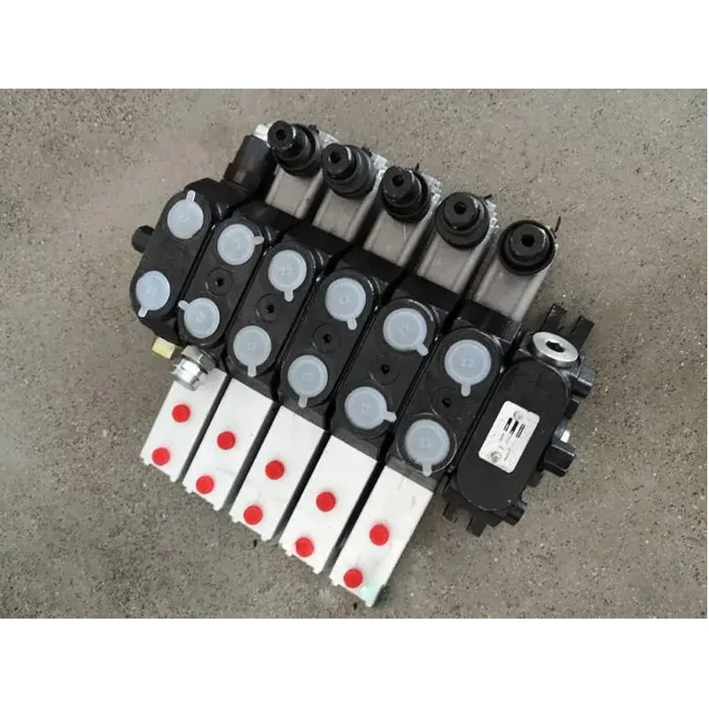 Hook arm garbage truck five link pneumatic multi-way reversing valve Hook arm garbage truck 2+3100 flow multi-way valve