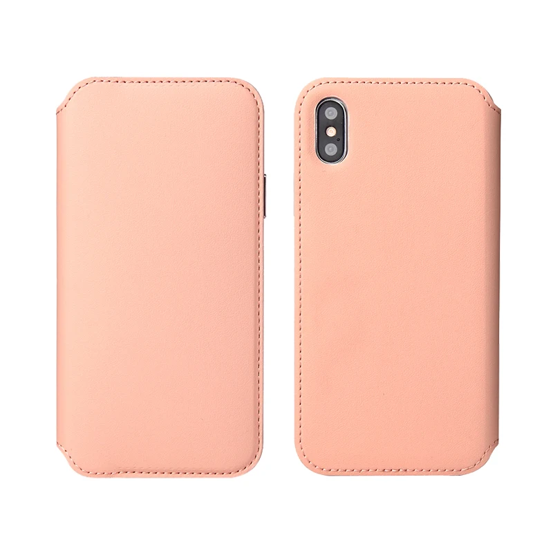 Custom logo luxury Magnetic Flip Wallet phone Case pu Leather cell Phone Cover for iPhone Xs Xr Xs Max