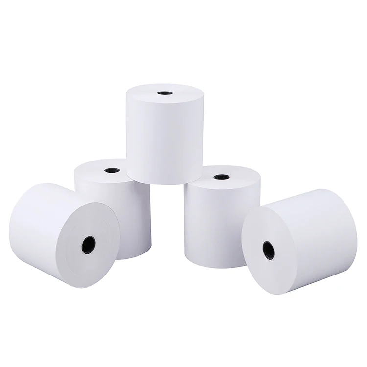Wholesale 80x80 Cash Register Paper 80mm 57mm Thermal Till Bpa Free Paper Roll For Thermal Printer Pos Paper Roll