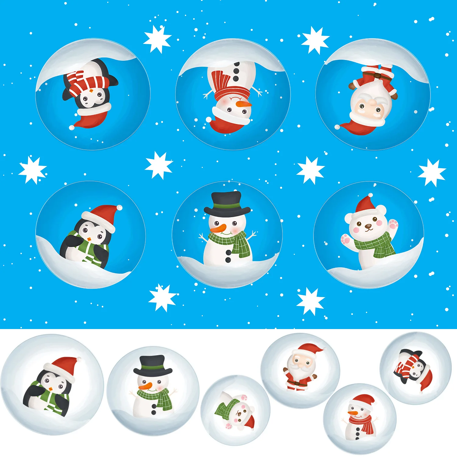 2023 2024 new decorative deer christmas window stickers for window sticker decor