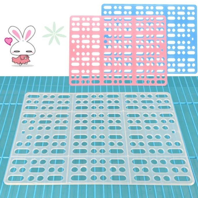Plastic Mesh Rabbit Foot Pads Dutch Pig Chinchillas Guinea Pig Rabbit Foot Pads Pet Cage Pedals
