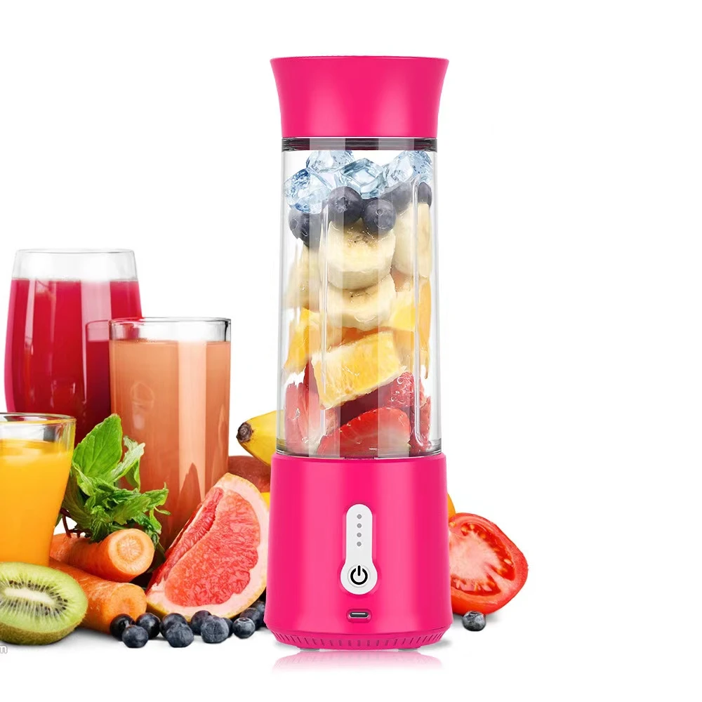 Dropshipping 17oz Personal Blender Mini Mixer Electric Portable Blender Hand Smoothie Blender Manual Juicer Diet Juicer