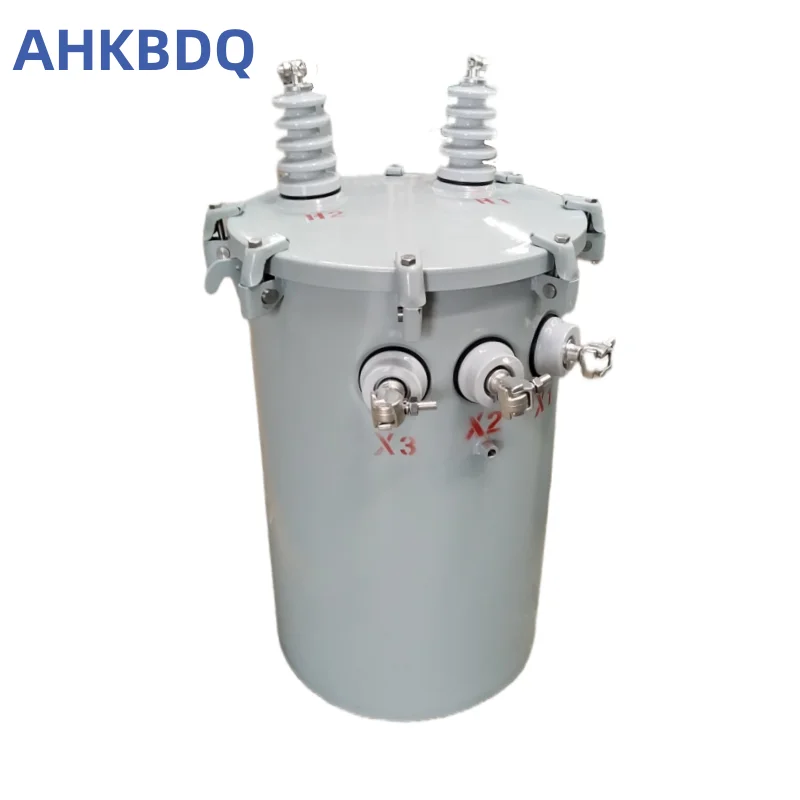 D13-13.2kv Single Phase Oil Immersed Pole Mount Power  distribution transformer 100kva 75kva 50kva 25kva Transformer Price