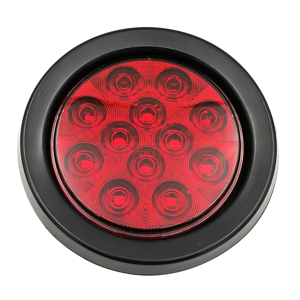 4 inch Round LED STT Light 12V 4 inch round LED STT lamp trailer DOT SAE