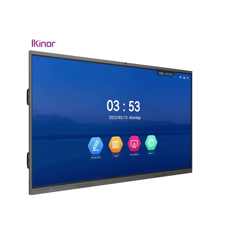 Ikinor LCD 75' IR touch screen interactive 10 touch points lcd display monitor electronic whiteboard
