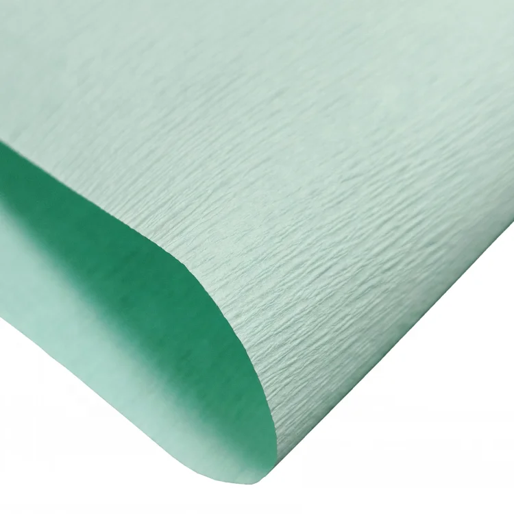 Sterile Medical Grade Packaging Wrap Crepe Paper Disposable Virgin Wood Pulp Soft Crepe Paper