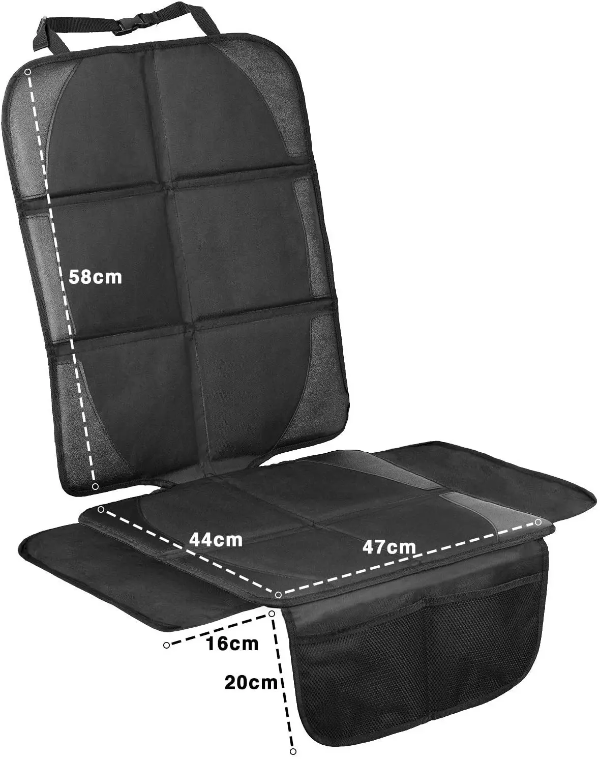 Нескользящий протектор автомобильного сиденья для детских сидений, Легкая очистка, детское сиденье с боковой защитой