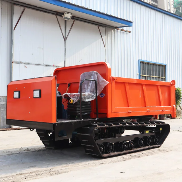 850kg 1 ton Mini Transporter Dumper Crawler Dump Truck Made In China