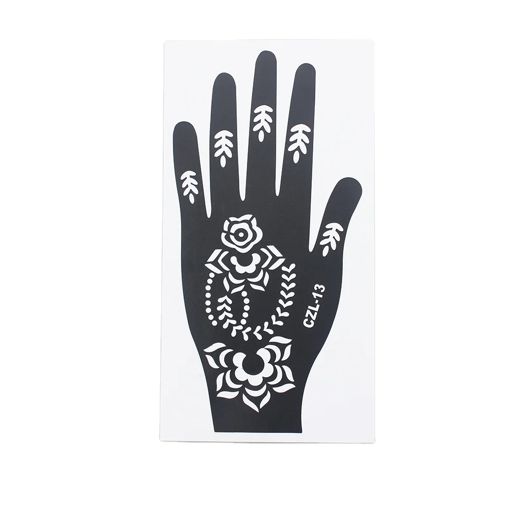 Hot Selling Hand Painting India Mehndi Henna Tattoo Stencil