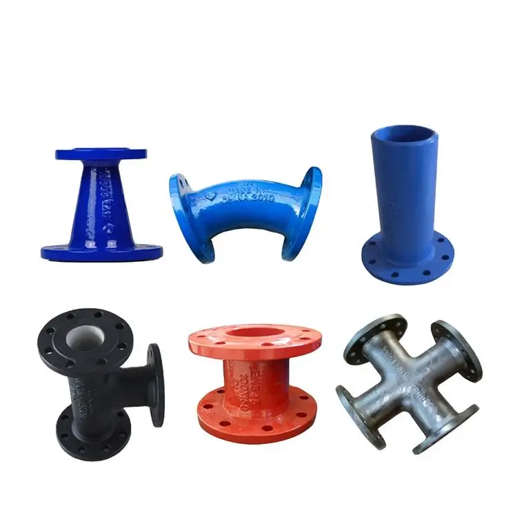 ISO2531 EN545 EN598 Cast Iron Flanged Socket Joint Fittings Ductile Iron Pipe Fittings