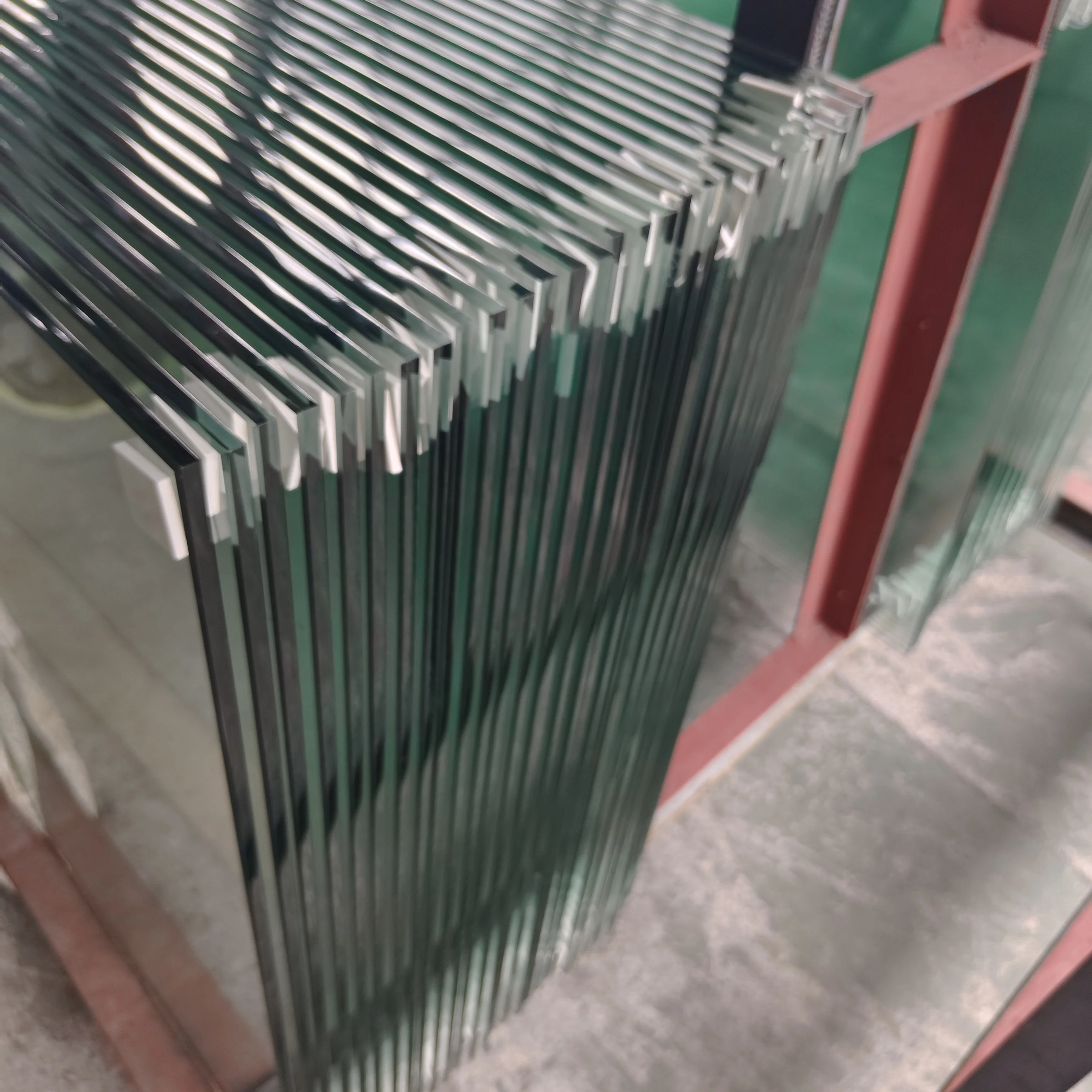 Custom Product Glass Manufacturer 8 10 12mm Float Clear Tempered Glass  For Shower  Doors Sheet