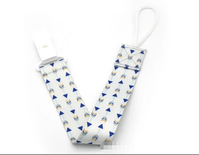 Baby Feeding Baby Accessories Polyester Pacifier Clips Chain Dummy Clip Cartoon Pacifier Holder Nipple Soother Chain Infant