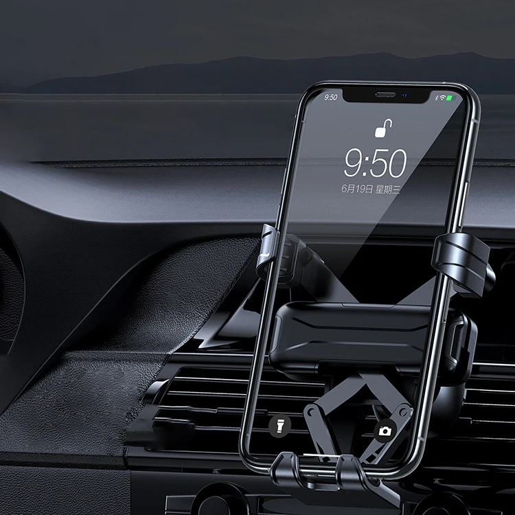 Gravity Car Phone Holder Factory Wholesale Universal Car Air Vent Holder For Mobile Phone