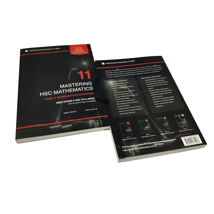 Customized High Quality Softcover Book Printing Perfect Bound Softcover Book Printer