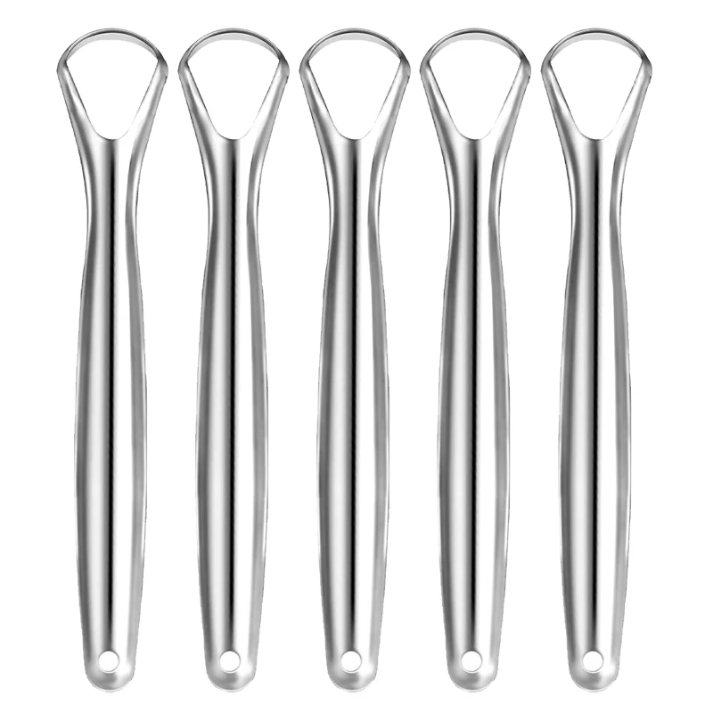 
2021 Oral Hygeine hot selling stainless steel tongue scraper cleaner 