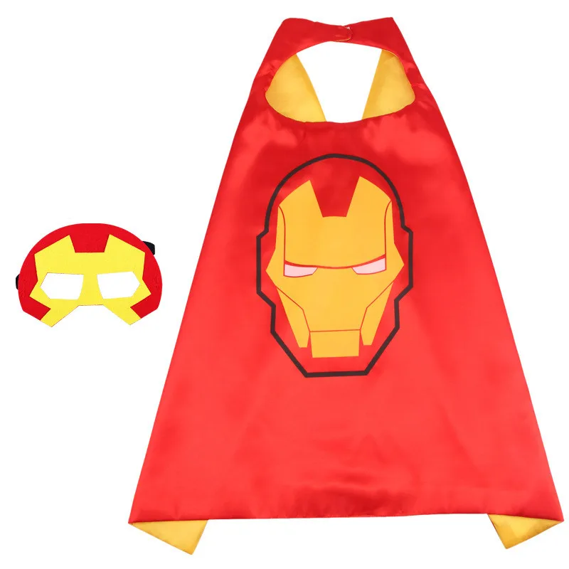 Custom Made Cheap Children kids Costume Halloween Cute Superhero Capes Dress and Mask In TV & Movie Costumes For Boys and Girls