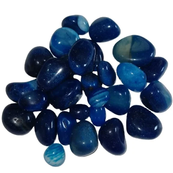 indian first manufacturer of supper premium quality high demanded blue onyx polished pebbles stone bulk export standard packing