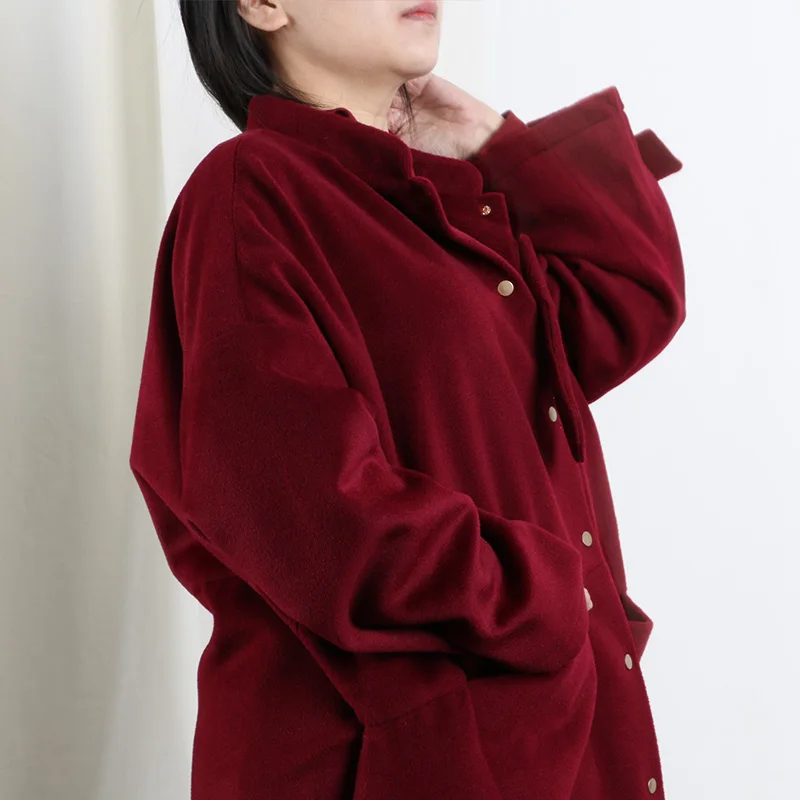 Накидка для медитации ханьфу в китайском стиле, Длинная накидка, зимнее женское китайское пальто, мужской костюм для дома монаха