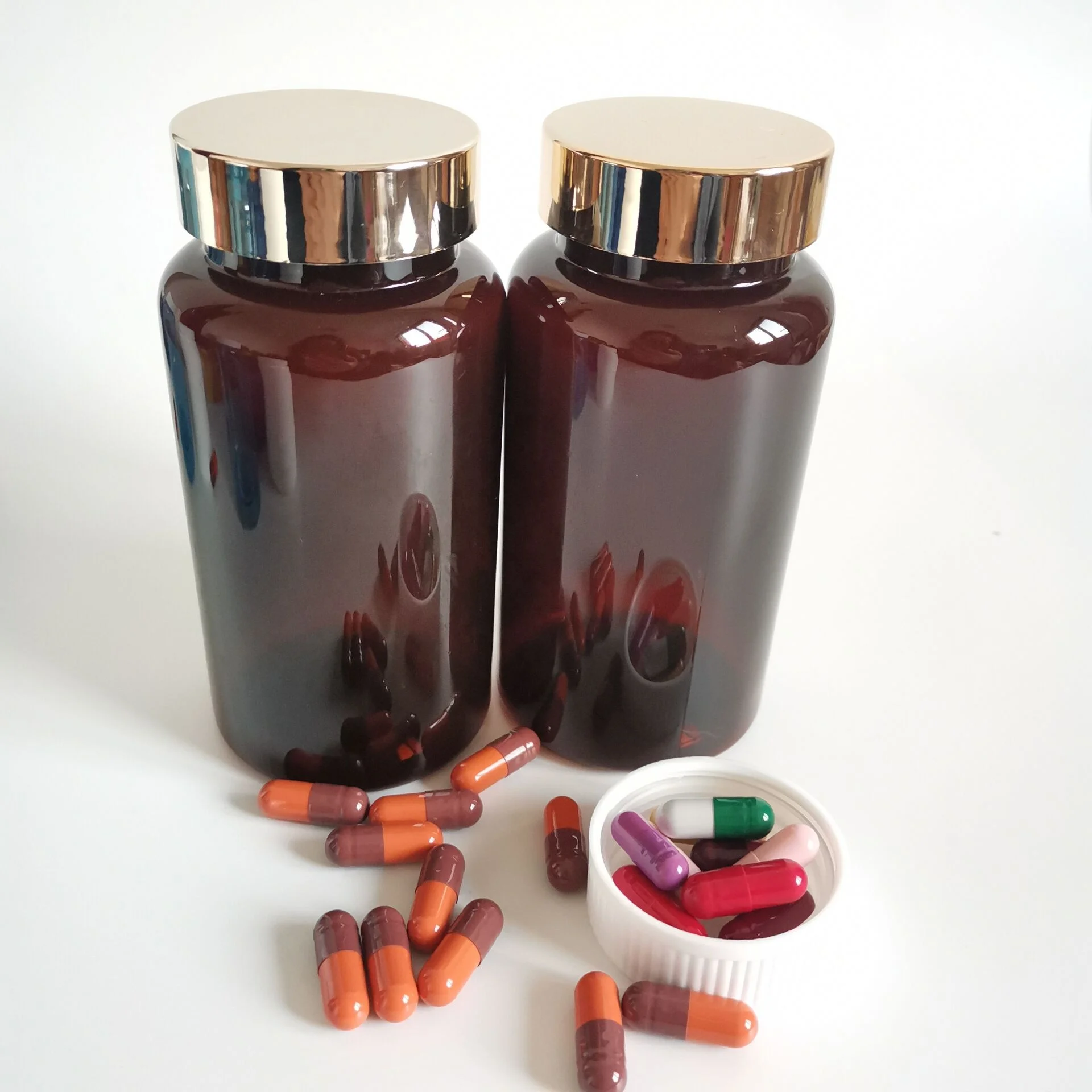 Wholesale Price Green Blue Color Plastic HDPE Food Packaging Bottle