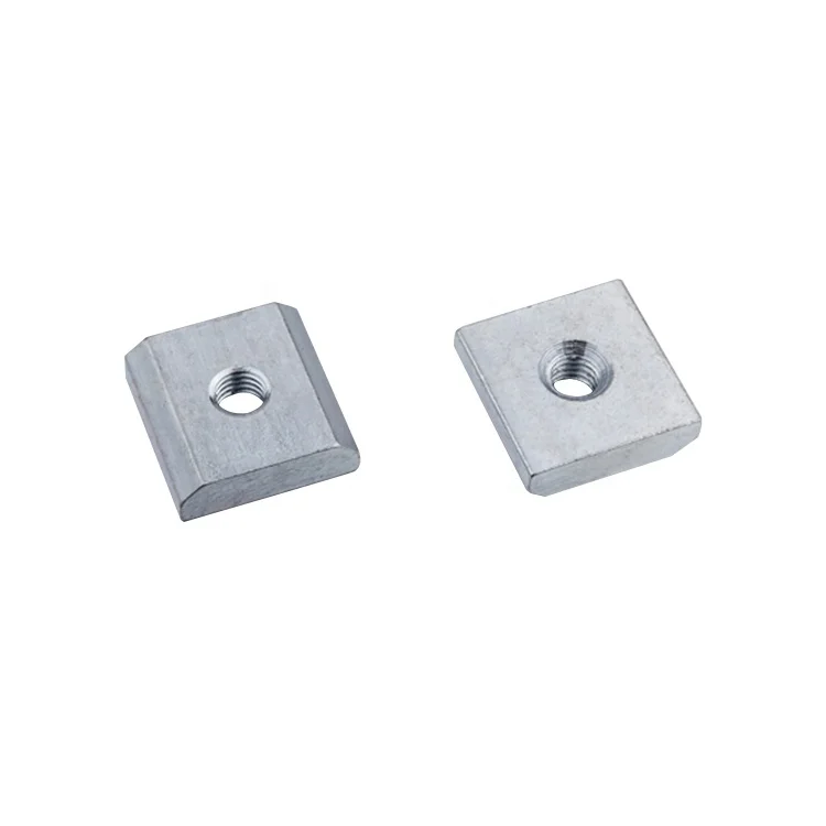 aluminum profile T Nut M4 M5 M6 M8 Zinc Blue steel nuts aluminum Profile accessories Industrial